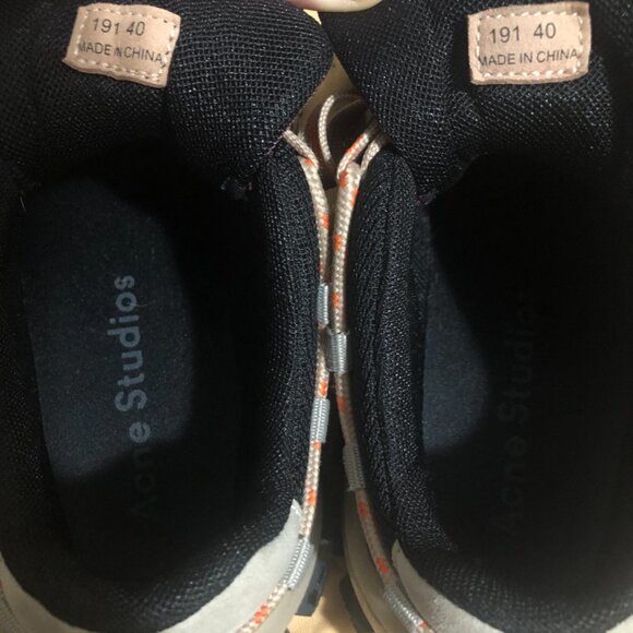 *RARE* Acne Studios Bolzter Tumbled Sneaker - Picture 3 of 8